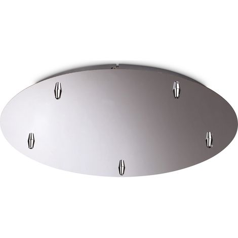 Rosone Standard All In Metallo Cromo 5 Luci (1/2)