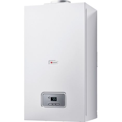 Saunier Duval – Corps de chaudière gaz classique ThemaClassic Bas-NOx C 25 kW – Basse température avec production d'eau chaude – Évacuation par cheminée