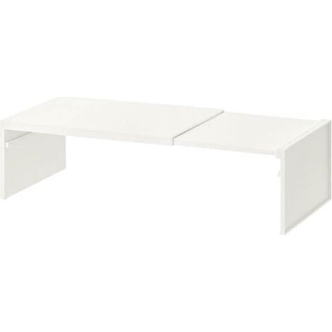 Étagères Réglables De La Cuisine,étagère D'armoire Extensible,Étagère Rétractable pour Cuisine,Peu Encombrante,Robuste,pour Le Garde Manger,Placard De Cuisine,Blanc (1/5)