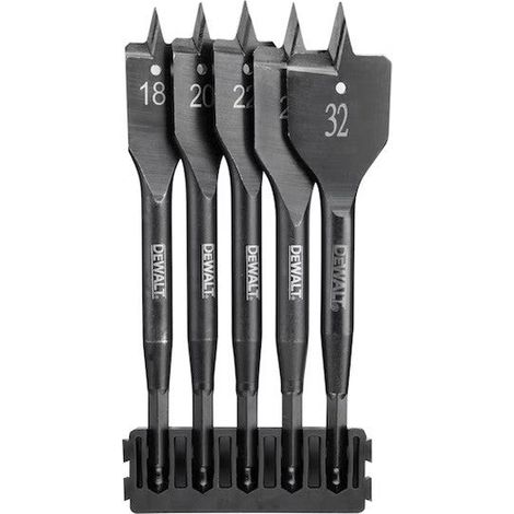 Barrette de 5 mèches à bois plates DEWALT DT70832-QZ