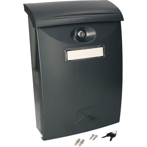 KOTARBAU Boîte aux Lettres en Plastique Anthracite 235x90x340mm (1/5)