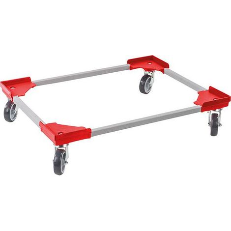 Carro de transporte 610 x 810 mm rojo