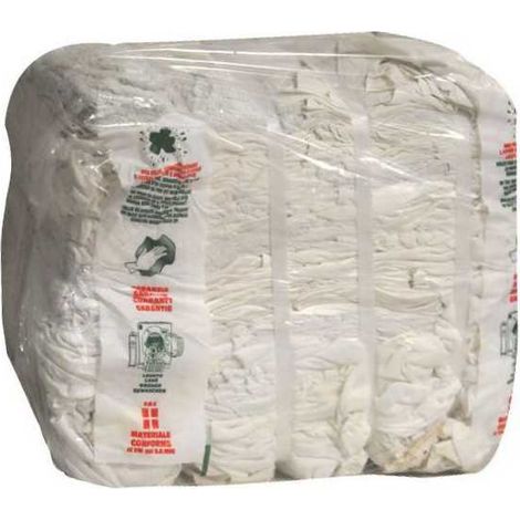 Tejido Trapo Blanco Mixto Kg 10
