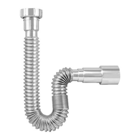 Tube siphon extensible chromé - 1 1/4" 32-40, GENIL (1/5)