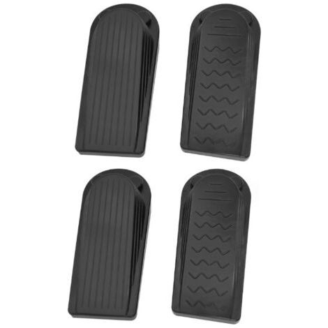 Butoir de porte facile à écarter, protège-doigts Flexible, butoir de porte au sol, anti-rayures, 4 paquets (1/5)
