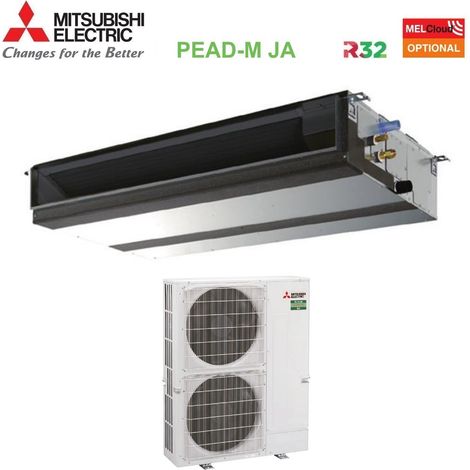 Mitsubishi Electric Klimagerät Ducted Ducted Inverter Medium Head 34000 Btu PEAD-M100JA + PUZ-M100VKA Einphasig R-32 Wi-Fi Optional