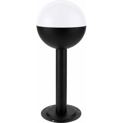 Balise LED d'extérieur Série Cam, culot E27, étanchéité IP44, finition noire. Idéal pour les entrées, les façades et les jardins (ampoule non incluse). (1/5)