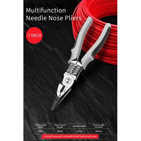 Pince coupante multifonctionnelle / pince diagonale / pince à becs fins / outils de quincaillerie / pince coupante universelle (1/5)