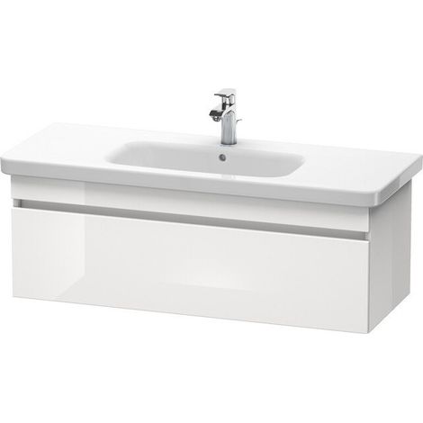 Mueble bajo lavabo DURASTYLE 448x1130x398mm blanco brillo / basalto mate