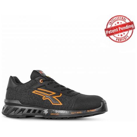 Scarpe Antinfortunistiche UPower Bruce S1P  Linea RedLeve Nero/Arancione 43 (1/5)