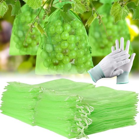 100 sacs protection fruits organza 30x20cm - Anti-parasites oiseaux - Jardin