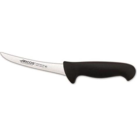 Couteau À Désosser - Lame 14 Cm - Acier Inoxydable NITRUM - Manche Polypropylène Noir - 1 Pièce