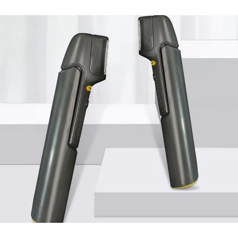 Tondeuse à cheveux et appareil de soin corporel en titane à micro-touches, rechargeable et éclairée (1/5)
