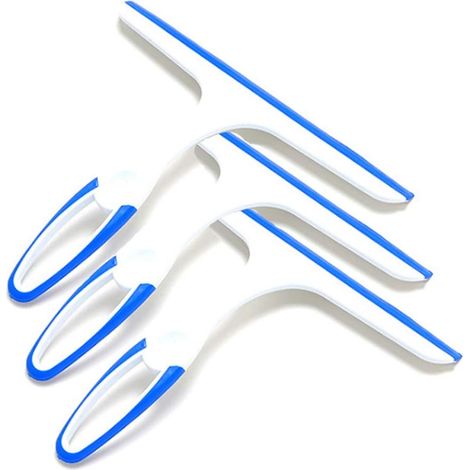 Sollbry Limpiador de ventanas para ducha, limpiador de ventanas para baño (3 unidades, azul) (1/5)