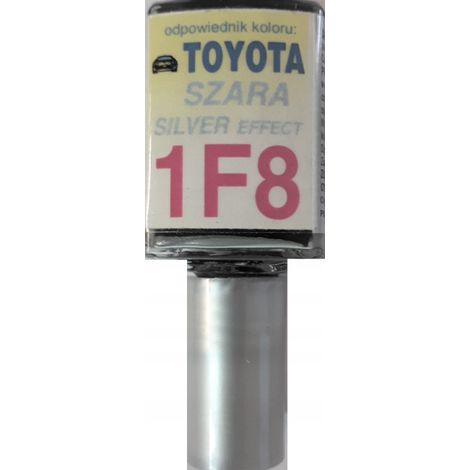 Réparation des rayures de peinture gris argent Toyota 1F8, 10 ml, arasystem (1/5)