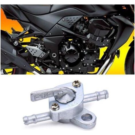Robinet Essence Motoculteur Réservoir D'Essence - Interrupteur Carburant, 6mm Robinet Essence Groupe Electrogene Universel avec Fonction Fermeture pour Moto Scooter Velomoteur