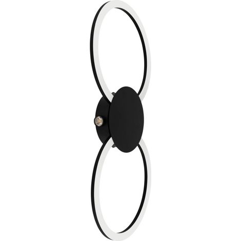 Eglo LED Wandleuchte Venticello schwarz 66 x 30 cm warmweiß-kaltweiß (1/3)