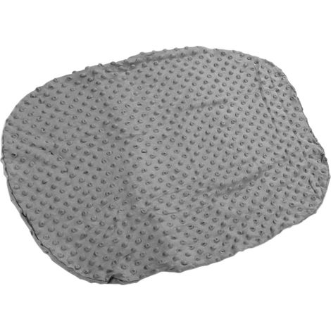 Drap-housse de berceau en velours doux pour bébé, gris, pour garçons et filles (1/5)