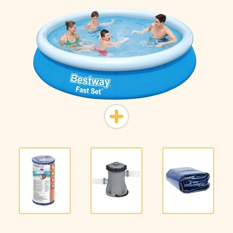 Bestway Bestway Fast Set Ronde - 366x76 cm - 4-pièces  S22265 (1/5)