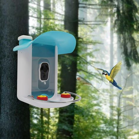 Smart Bird Feeder with Camera, Bird House for Outside, Bird Auto Capture with Solar Panel 222528cm (1/5)