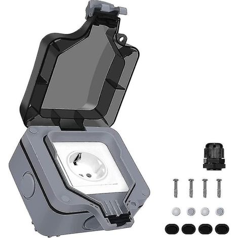 Wasserdicht, für direkten Kontakt und Oberflächenmontage geeignet für den Einsatz im Garten, IP66 (1/5)