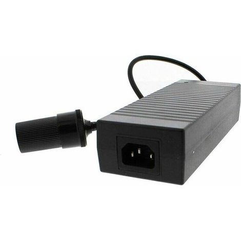 Convertisseur allume cigare 220 V vers 12 V 10 A pour voiture aspirateur de voiture et réfrigérateur (1/5)