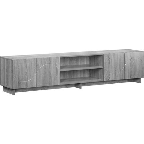 TV Stand 179.5 x 34.5 x 40 cm Grey Sonoma Engineered Wood vidaXL (1/5)