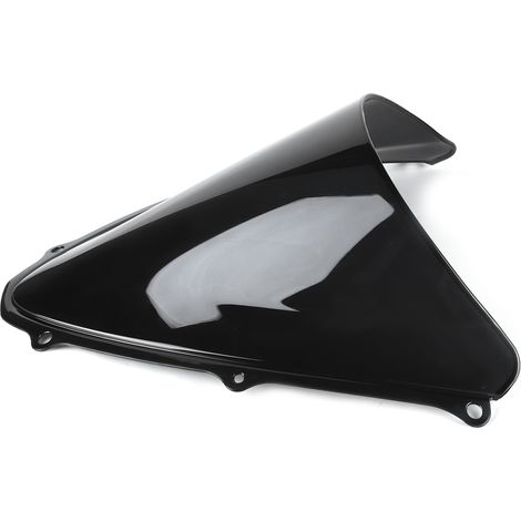 Motorrad-Windschutzscheibe aus Polycarbonat für Suzuki GSXR 600/750 K6 2006-2007, schwarzer Windabweiser (1/5)