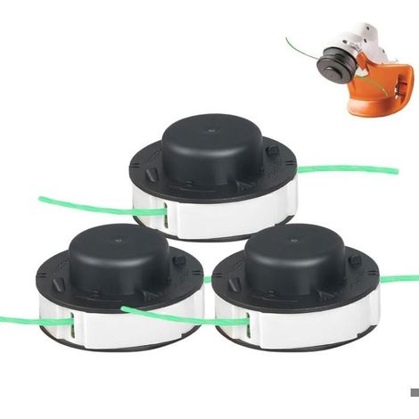 Confezione da 3 bobine di ricambio di filo per decespugliatore Stihl FSA 56, filo per Stihl Autocut 2-2 FSA 56 (1/4)