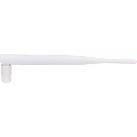 Antenne pliable 2,4 GHz avec connecteur semi-plastique plaqué or, grande taille, avec broche interne. Compatible avec routeurs sans fil, cartes réseau et antennes à gain élevé. Antenne omnidirectionne (1/5)