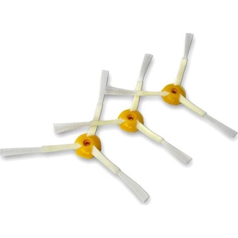 YMYNY Pack de 3 cepillos laterales para Roomba 500, 600 y 700. Kit de 3 cuchillas Repuestos (1/4)