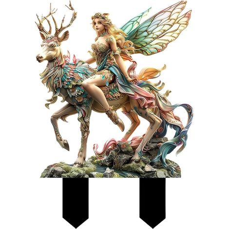 Figurines de Fées Miniatures, Jardin Miniatures Fées Mini Figurine De Jardin Fées Ornements Jardin Extérieur Décor Statue de Fée Statue Accessoires pour Pot de Fleurs Décoration (1/5)