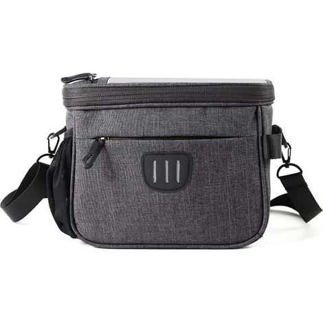 Sacoche de Guidon Vélo, Sac Avant de Vélo Étanche, Sac de Panier de Vélo de Grande Capacité Sacoches de Guidon avec Support pour Téléphon Sac de Rangement Vélo Route Velo Electrique (1/5)