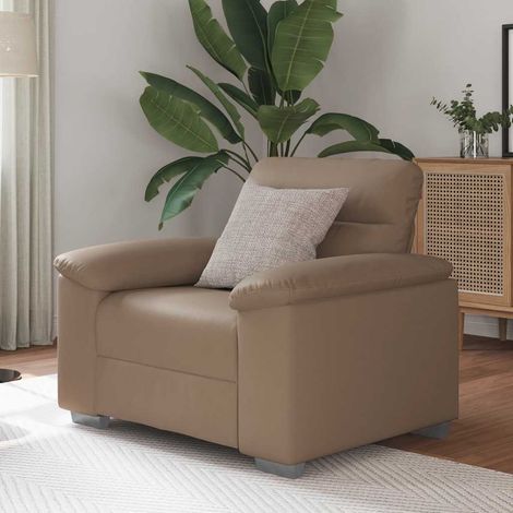 Fauteuil-Chaise de relaxation-Fauteuil Relax cappuccino 60 cm similicuir 329667 (1/5)