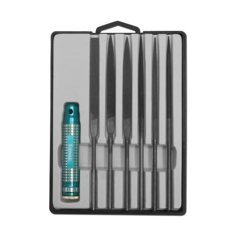 Juego de limas de aguja Donau-elektronik M60 7 piezas metal