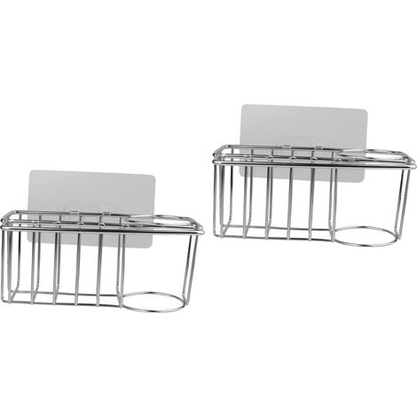 2 Pcs Égouttoir D'Évier Panier Suspendu Évier Panier Suspendu Porte-Éponge pour Évier De Cuisine Porte-Brosse À Vaisselle Égouttoir pour Évier De Cuisine Organisateur De Cuisine (1/5)