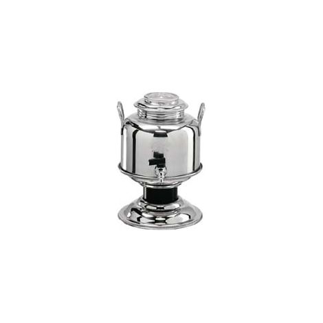 FUSTO INOX PER OLIO GRAFFATO LT.5 CON BASE  ø mm.235x370h.    MAFFEI