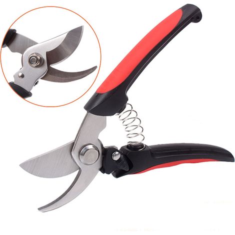 Set mit 2 neuen Gartenscheren, Scheren für dicke Äste von Obstbäumen, Gartengeräte (1/5)