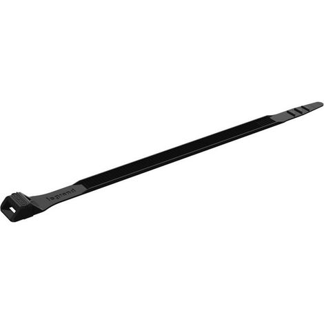 Legrand – Collier colson noir 185x9mm – Ømaxi 42mm – Denture extérieure pour fixation robuste – Lot de 100 unités