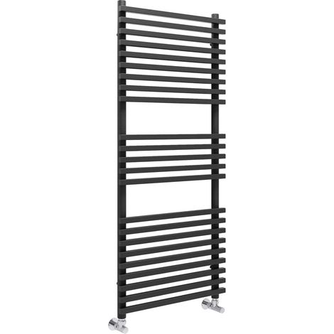 LAZZARINI Scaldasalviette Termoarredo Trapani 1170 X 500 Mm Antracite (1/3)