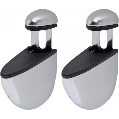 DURALINE - REGGIMENSOLA PER VETRO SELECT CHROME CON BRETELLE 4-24MM - MAX 25CM - MAX 25KG - CROMATA
