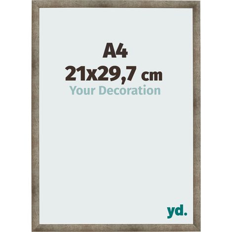 yd. - Cadre photo A4 21x29.7 - Metal Vintage - MDF - Bologna
