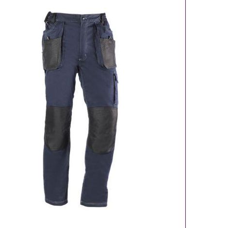 Pantalon JUBA multibolsillos Flex Marino/negro 18 Talla S