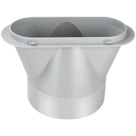 Interface de bouche plate 150 mm, adaptée pour kit de tuyau d'échappement de climatiseur portable (1/4)