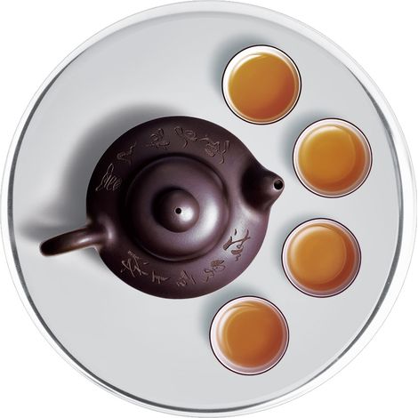 28 cm rundes Edelstahltablett, ideal zur Aufbewahrung von Obst und Snacks, auch als Teetablett oder Serviertablett geeignet, groß, rund, silberfarben (1/5)