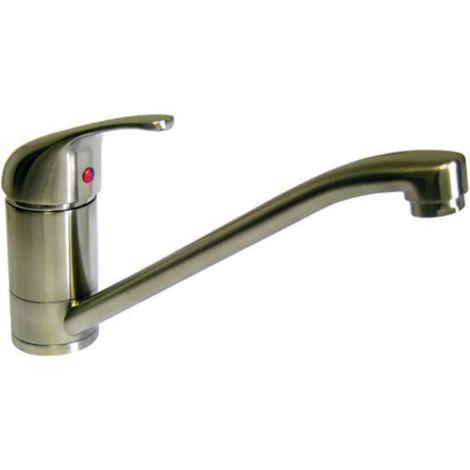 Mitigeur évier Anjoumix Nickel Brossé