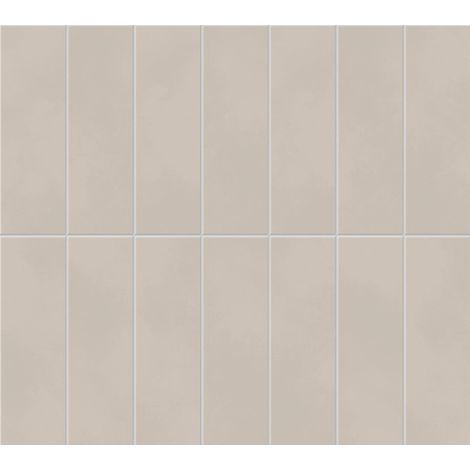 Mosaïque effet Béton Gris Galet Brick 37x33x0,85 cm Mat Cortivo - Mur intérieur (vendu par carton de 0,7326 m²) - RO'MA CARRELAGE