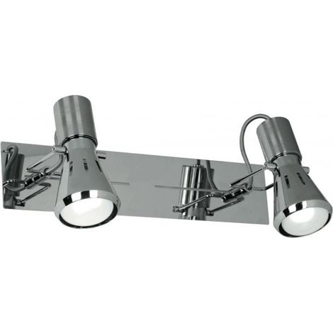 BARRA 2 SPOT CADILLAC E14 32XH16CM CROMO (1/2)
