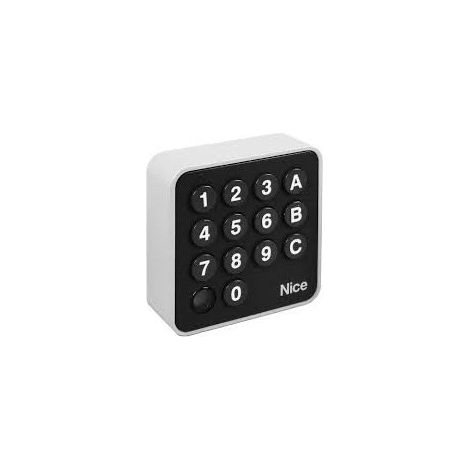 Nice – Clavier codé digicode sans fil 433 MHz – Épaisseur de porte max 4 mm – Accès sécurisé pour résidentiel et commercial