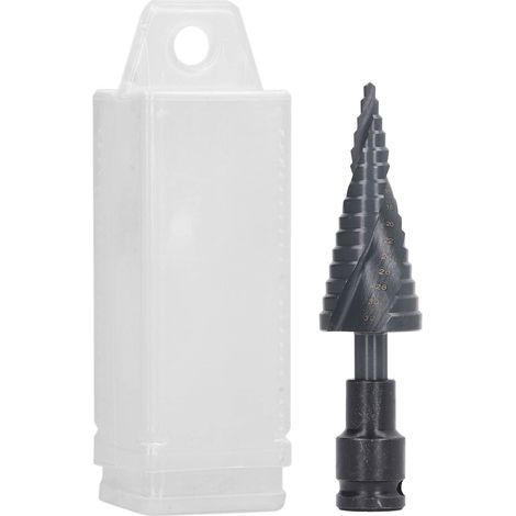 Mèche à gradins hexagonale 2 tailles 4-32mm pour métal, bois, plastique - Usage intensif (1/5)